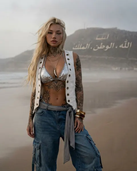 Misty Beach Tattooed Muse