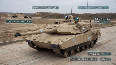 Modern Tank Infographics Revealed