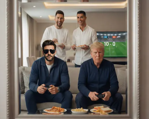 Mirror Living Room Soccer Night