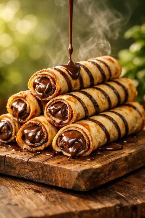 Chocolate Crepe Commercial Ad