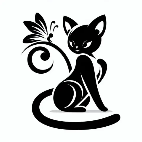 SVG: Sexy Cat