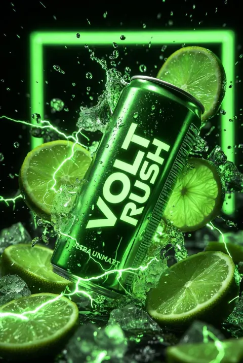 Volt Rush Energy Drink Shatters Citrus