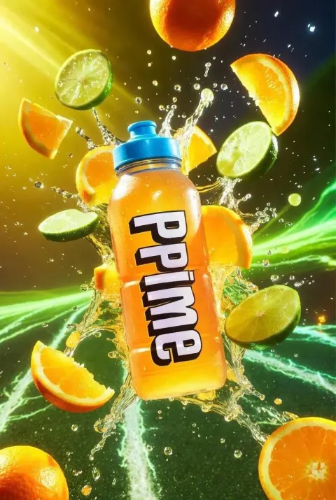 Neon Juice Burst Energy Bottle