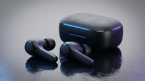Neon Glow Headphones Visual