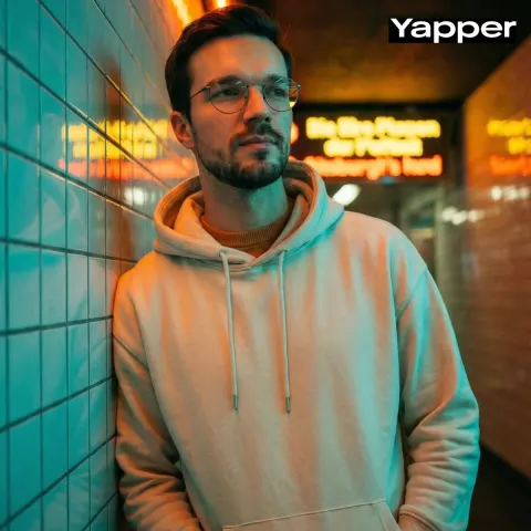 Neon Tunnel Portrait