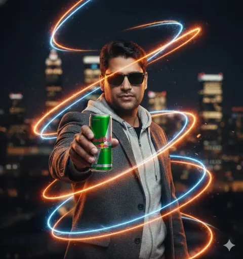 Cyberpunk Energy Drink Commercial