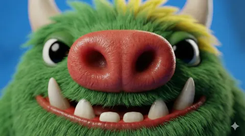 Extreme Nose Close-Up Detail