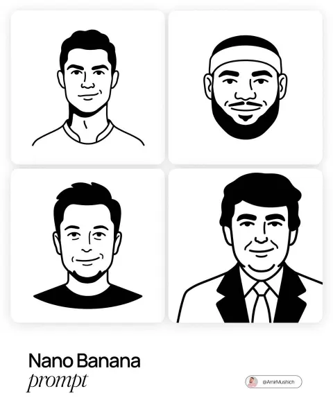 Notion-Style Minimalist Illustrations