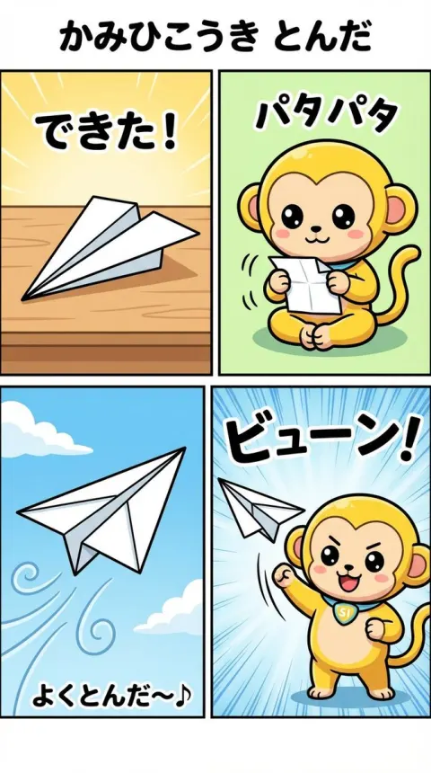 Paper Airplane Takes Flight