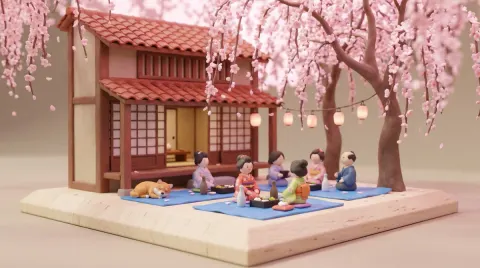 Pixar Style Miniature Clay World