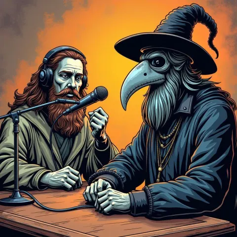 Da Vinci and Plague Doctor Host Podcast