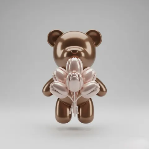Designer Toy Balloon Rendering