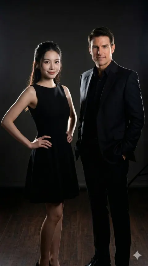 Elegant Duo Studio Portrait