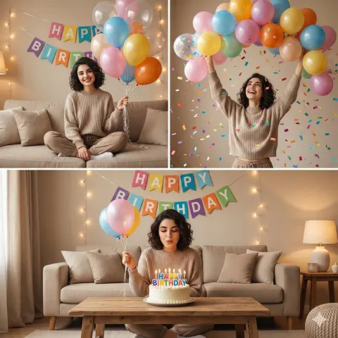Cozy Home Birthday Celebration