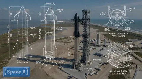 SpaceX Rocket Engineering Blueprint Analysis