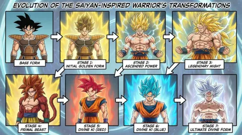 Super Saiyan Full Evolution Chart