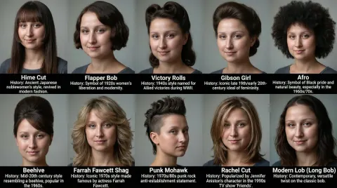 10 Iconic Hairstyles Through History