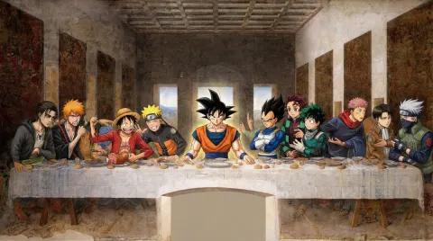 Anime Last Supper Reimagined