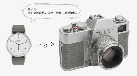 Design a Retro DSLR Camera