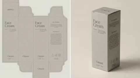 Premium Die-Cut Box Render
