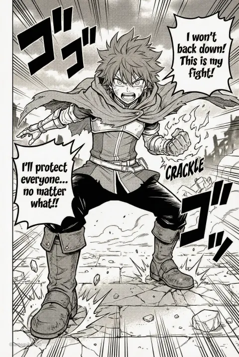 Mage's Defiant Battle Cry
