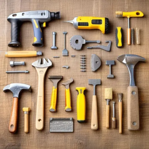 Home Maintenance Hero With Modern Tools