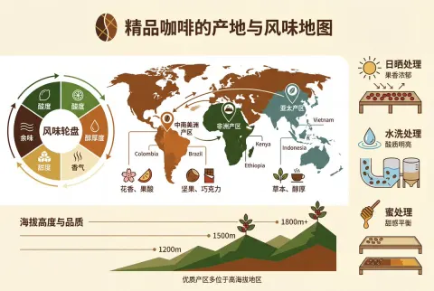 Specialty Coffee Flavor Map