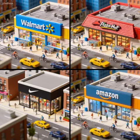 Miniature Brand Store Cityscape