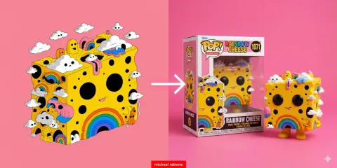 Rainbow Cheese Funko Pop Figure