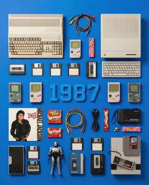 Vintage Tech Time Capsule