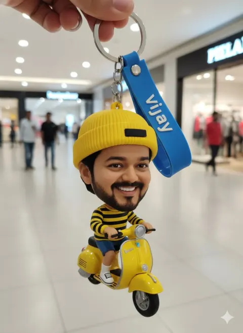 Cute Scooter Keychain Collectible