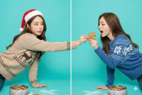 Christmas Cookie Handoff