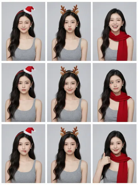 9 Grid Kpop Photo Card Generator