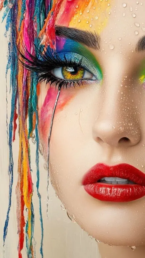 Rainbow Paint Seduction