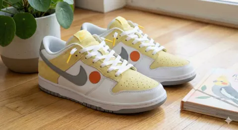 Cockatiel Inspired AI Sneakers