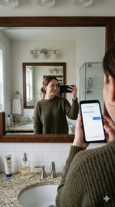 Mirror Text Mystery Date