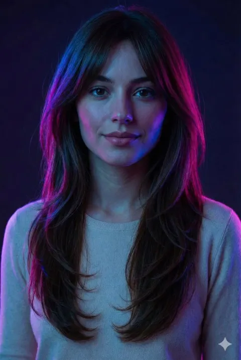 Neon Portrait Lighting Edit