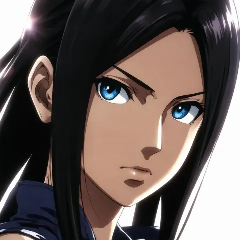 Backlit Anime Portrait of Tifa Lockhart
