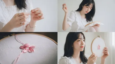 Gentle Embroidery Moments