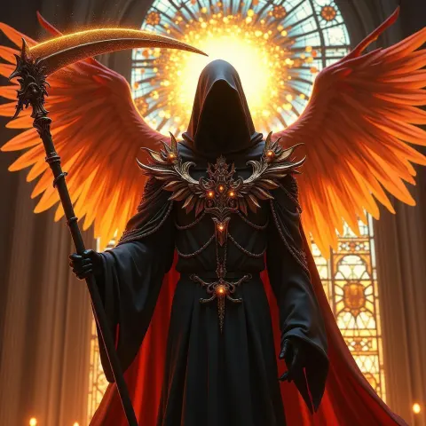 Grim Reaper Phoenix With Firefly Cloak
