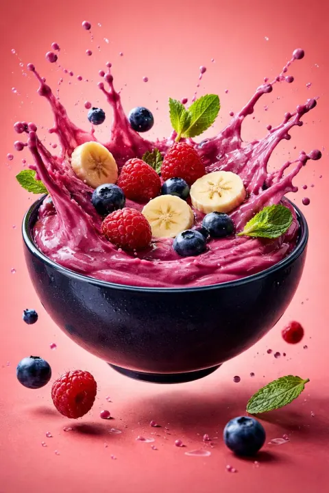 Berry Smoothie Splash Bowl