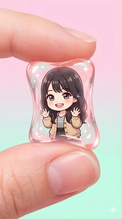 Gummy Pinch Squish Character