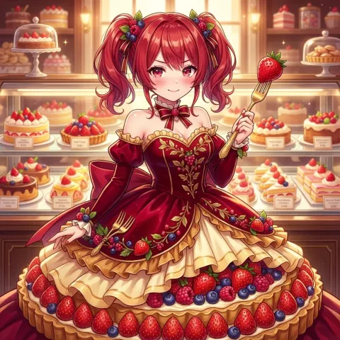 Strawberry Dress Sweet Love Style