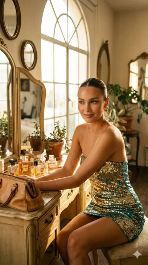 Elegant Beauty by Window