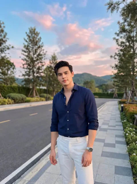 Sunset Gentleman Street Style