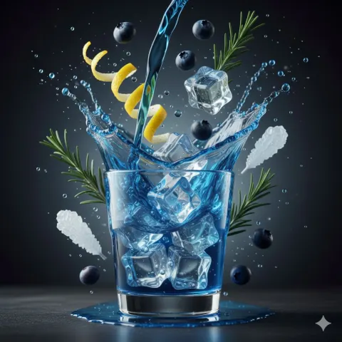 Floating Cocktail Art