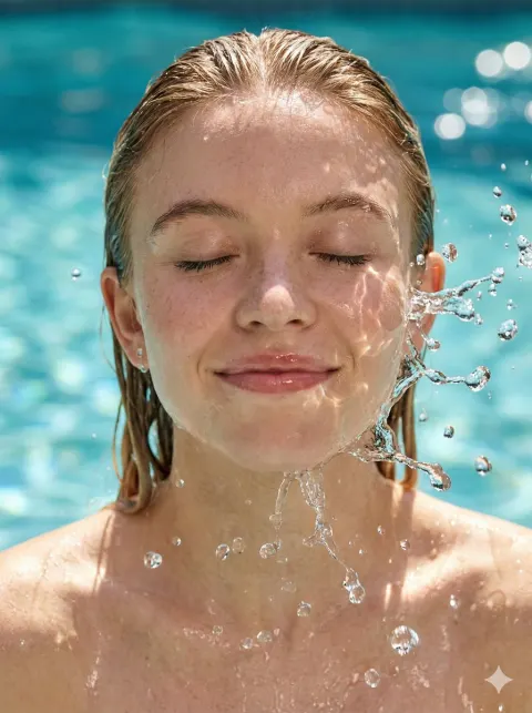 Summer Splash Portrait