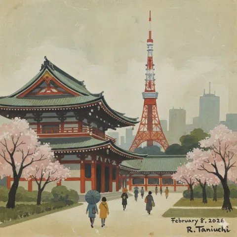Zojoji Temple Taniuchi Art