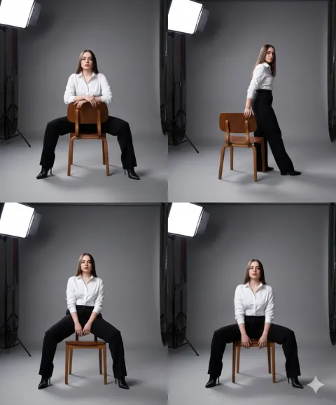 Fashion Studio Collage Shoot