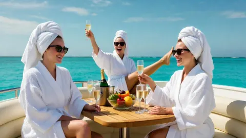 Luxury Yacht Spa Day Vibes